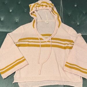 POL Pink and Gold Striped Sweater